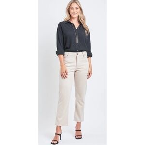 NEW Royalty For Me Soft Stretch Suede Twill Comfort Straight Leg Pant